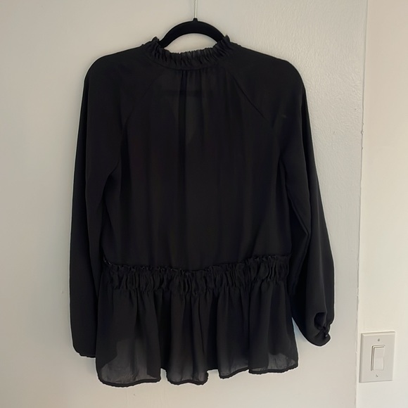 Loft Peplum Long Sleeve Top - Picture 3 of 3